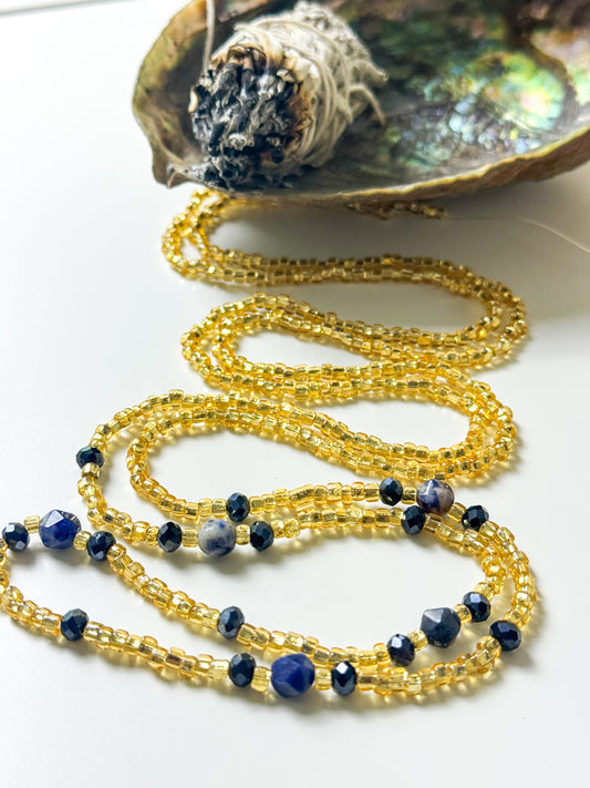 Sacred Voice - Sodalite Waist Bead