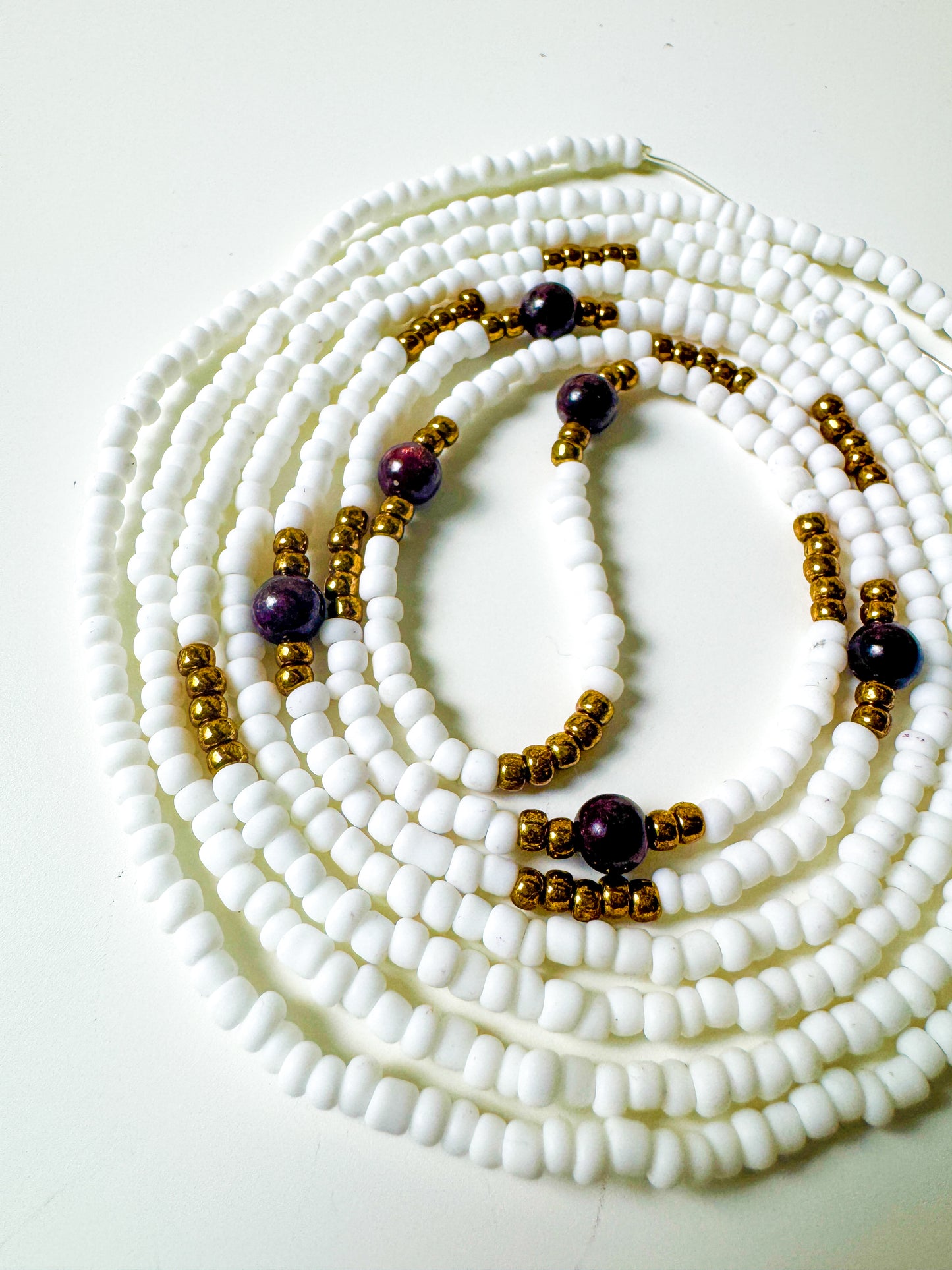 Rooted Flame - Garnet Waist Bead